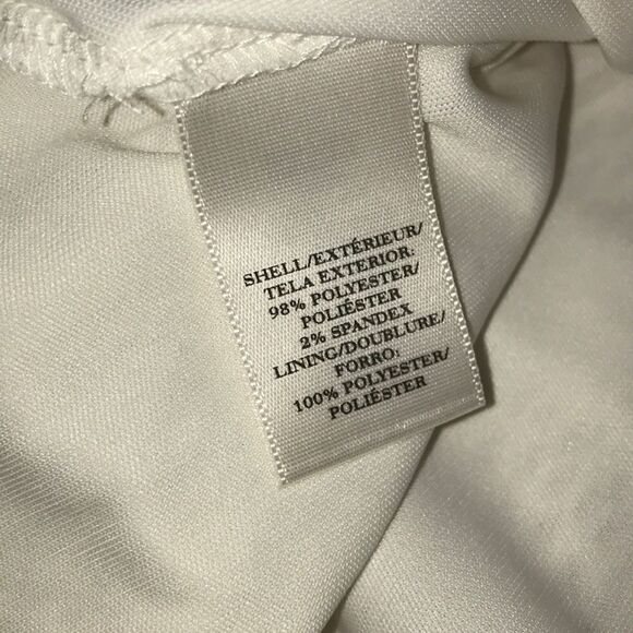 Beautiful Ann Taylor lace eyelet white skater women’s mini dress NWT size 4 - Picture 11 of 16